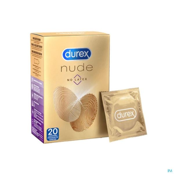 Durex Nude No Latex Preservatifs 20