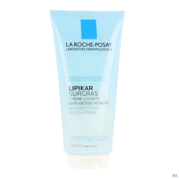 LRP LIPIKAR SURGRAS DOUCHE CR CONC.A/DESSECH.200ML